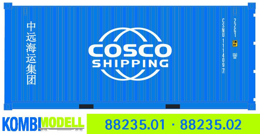 Kombimodell 88235.02 Ct 20' (22G1) »COSCO« Logo neu ═ SoSe 